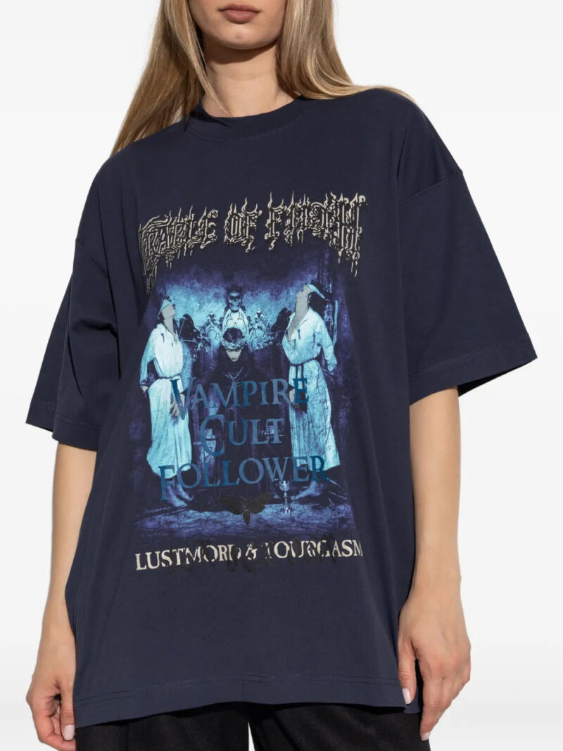 VETEMENTS graphic-print cotton T-shirt