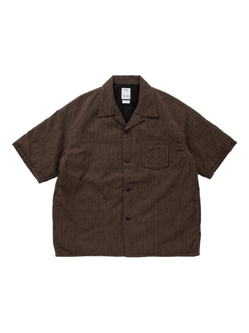visvim  pinstripe short-sleeve shirt