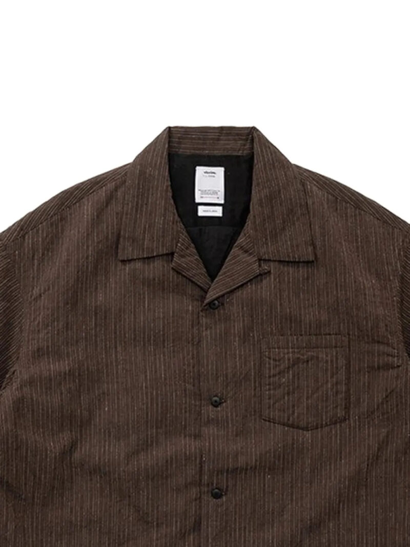visvim  pinstripe short-sleeve shirt