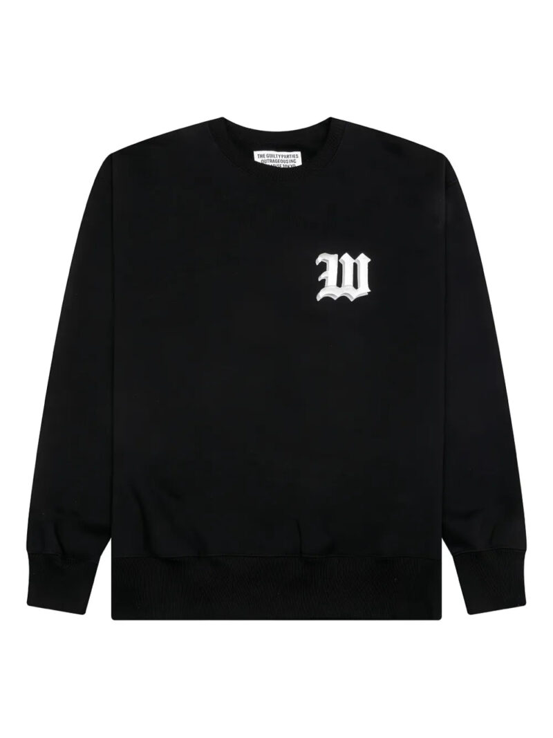 WACKO MARIA  Middle Weight crew-neck embroidered sweatshirt
