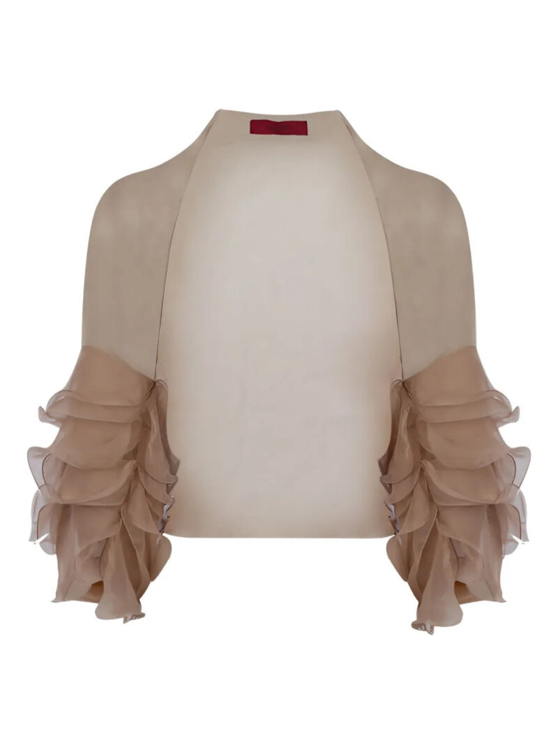Valentino Garavani  ruffled-sleeve jacket