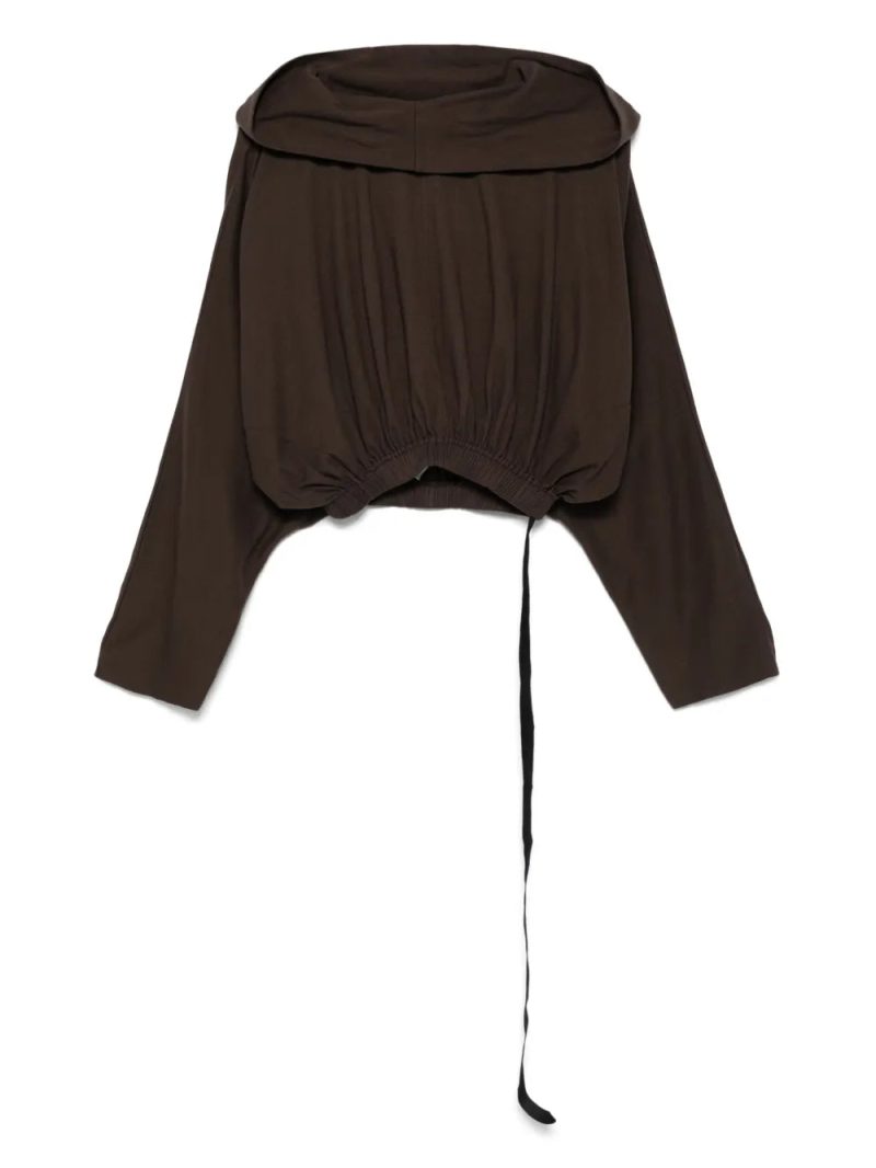 Rick Owens DRKSHDW  drawstring hoodie
