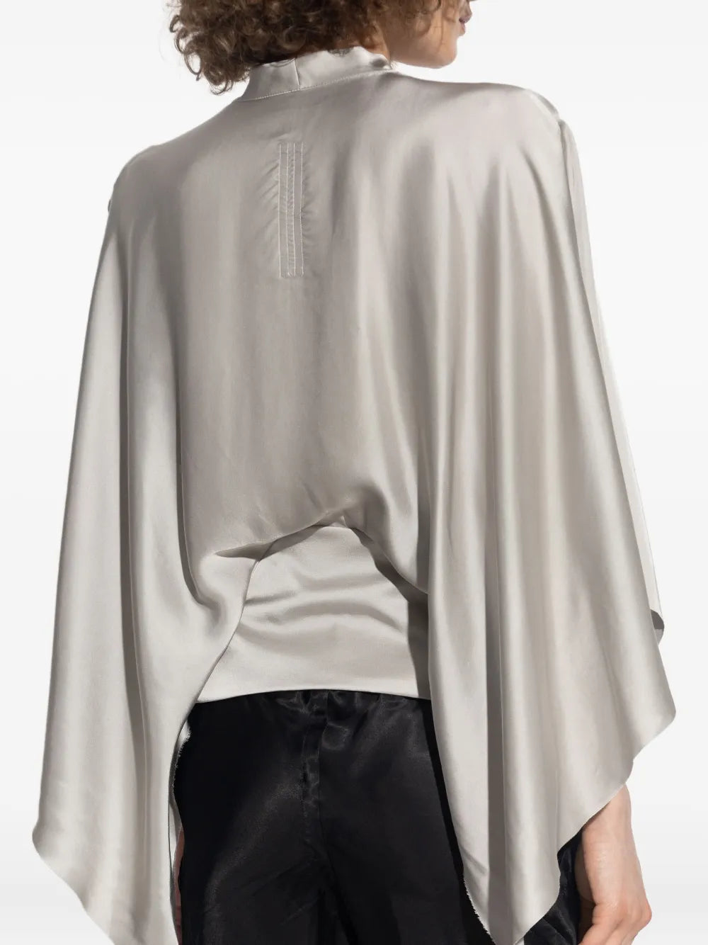 Rick Owens Half Moon tie-front blouse - Image 4