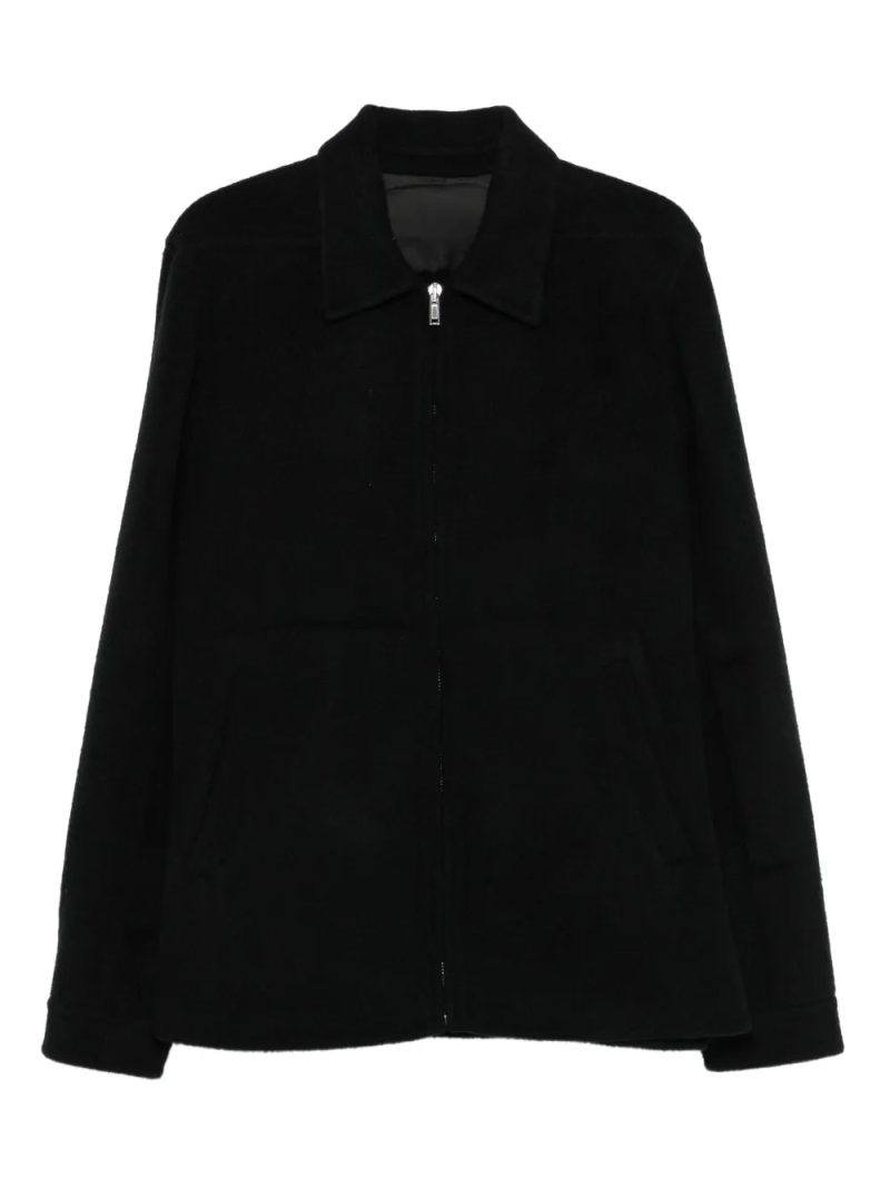 Rick Owens  zip-front cashmere jacket