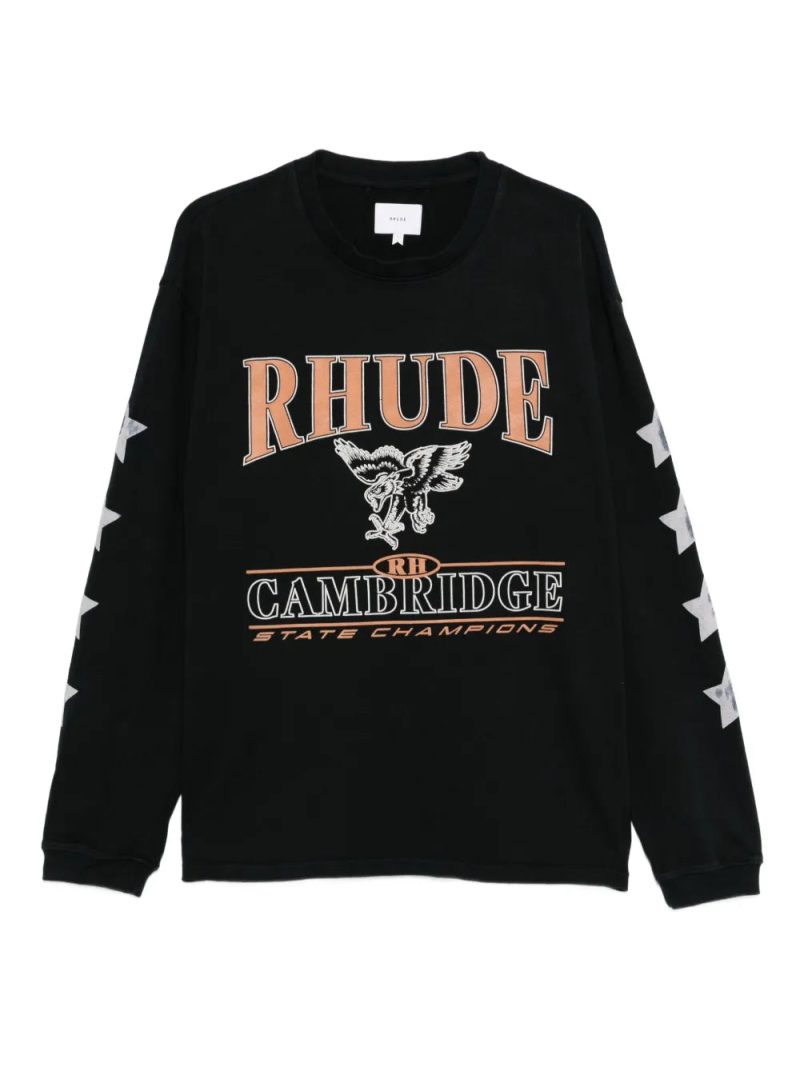RHUDE  eagle-star long-sleeve sweatshirt