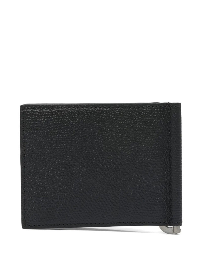 Valentino Garavani  VLogo leather money clip wallet