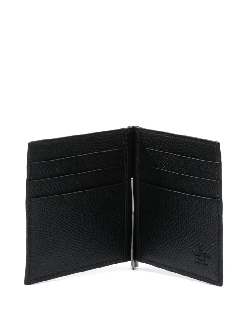 Valentino Garavani  VLogo leather money clip wallet