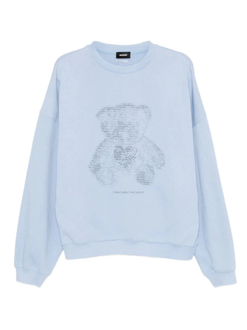 We11done  coding-teddy sweatshirt