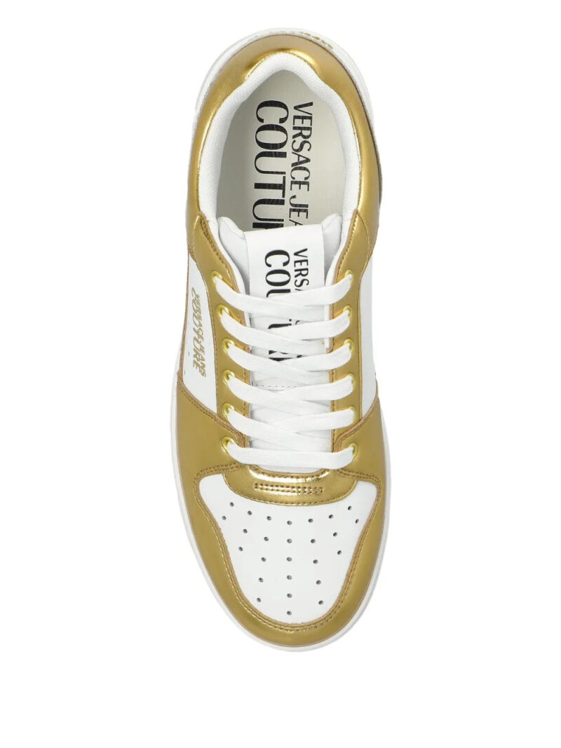 Versace Jeans Couture metallic-panel sneakers