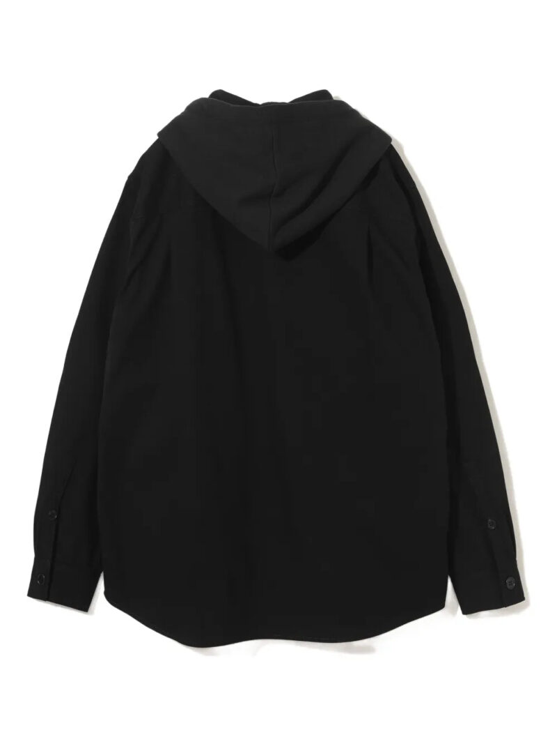 Undercover  hooded zip-front shirt