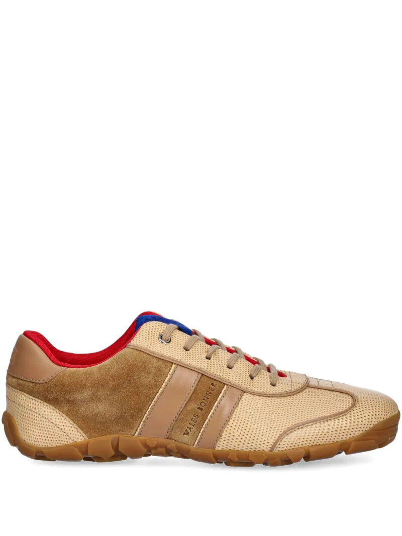 Wales Bonner  leather lace-up sneakers