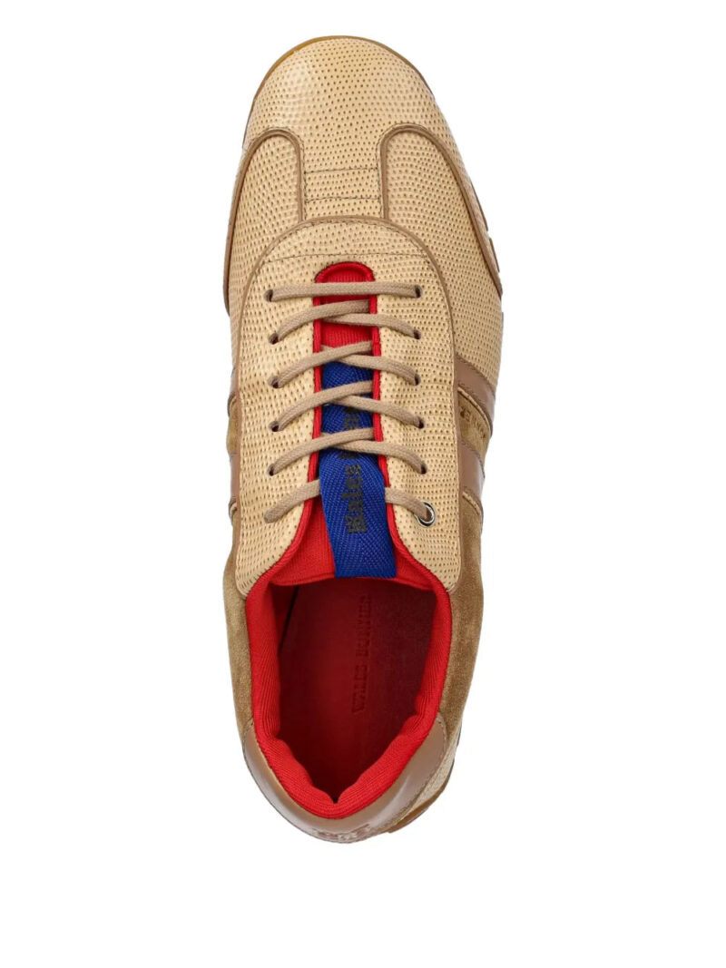 Wales Bonner  leather lace-up sneakers