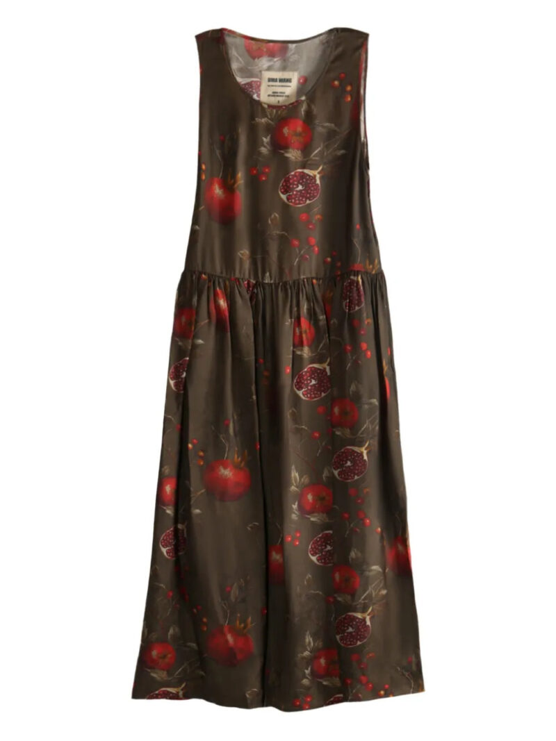 Uma Wang  Ardal pomegranate-print smock dress