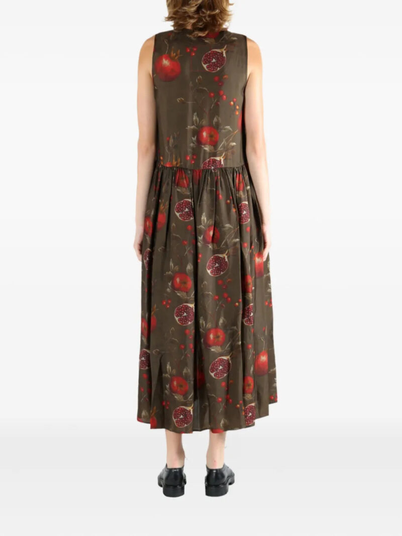 Uma Wang Ardal pomegranate-print smock dress