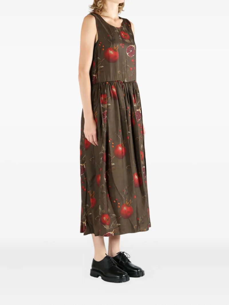 Uma Wang Ardal pomegranate-print smock dress