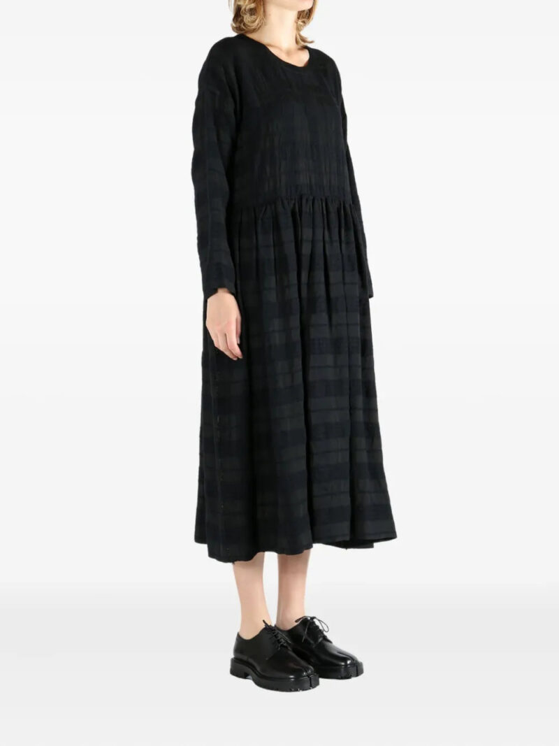 Uma Wang  Alexa checked gathered dress