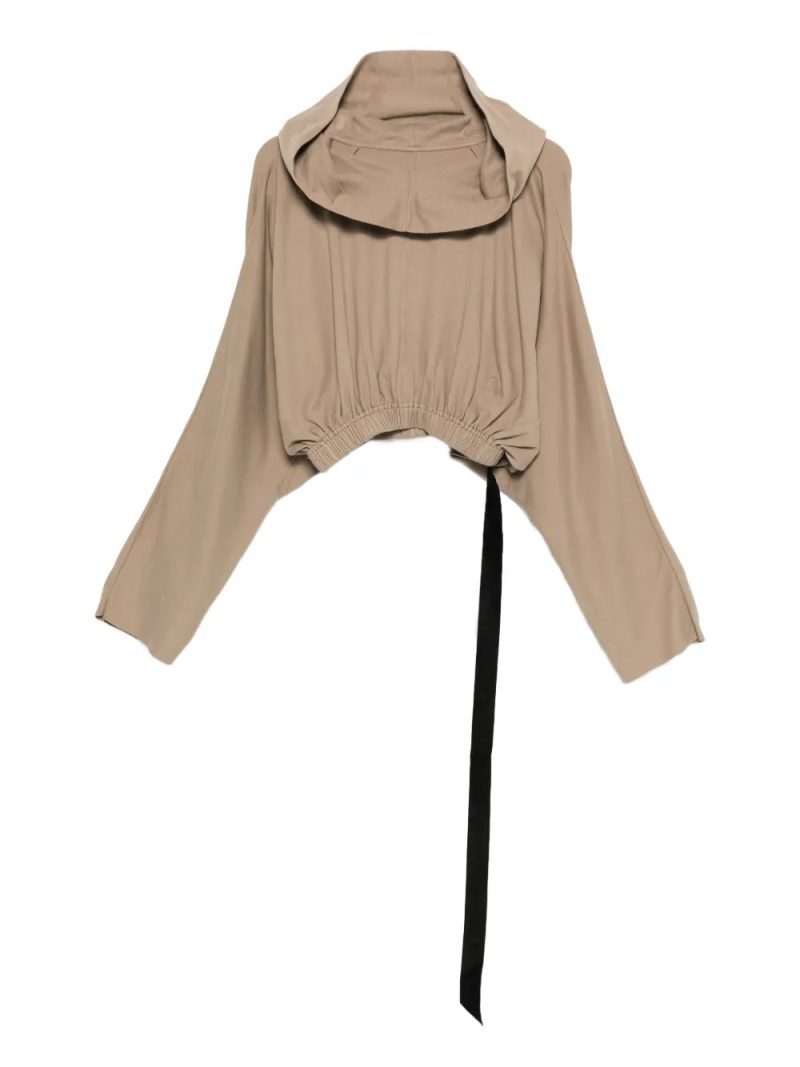 Rick Owens DRKSHDW  elasticated-hem hoodie