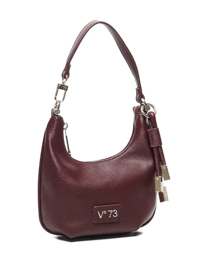 V°73 zip-fastening half-moon shoulder bag