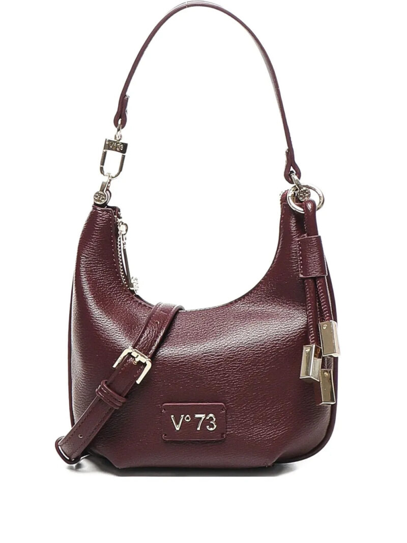 V°73 zip-fastening half-moon shoulder bag