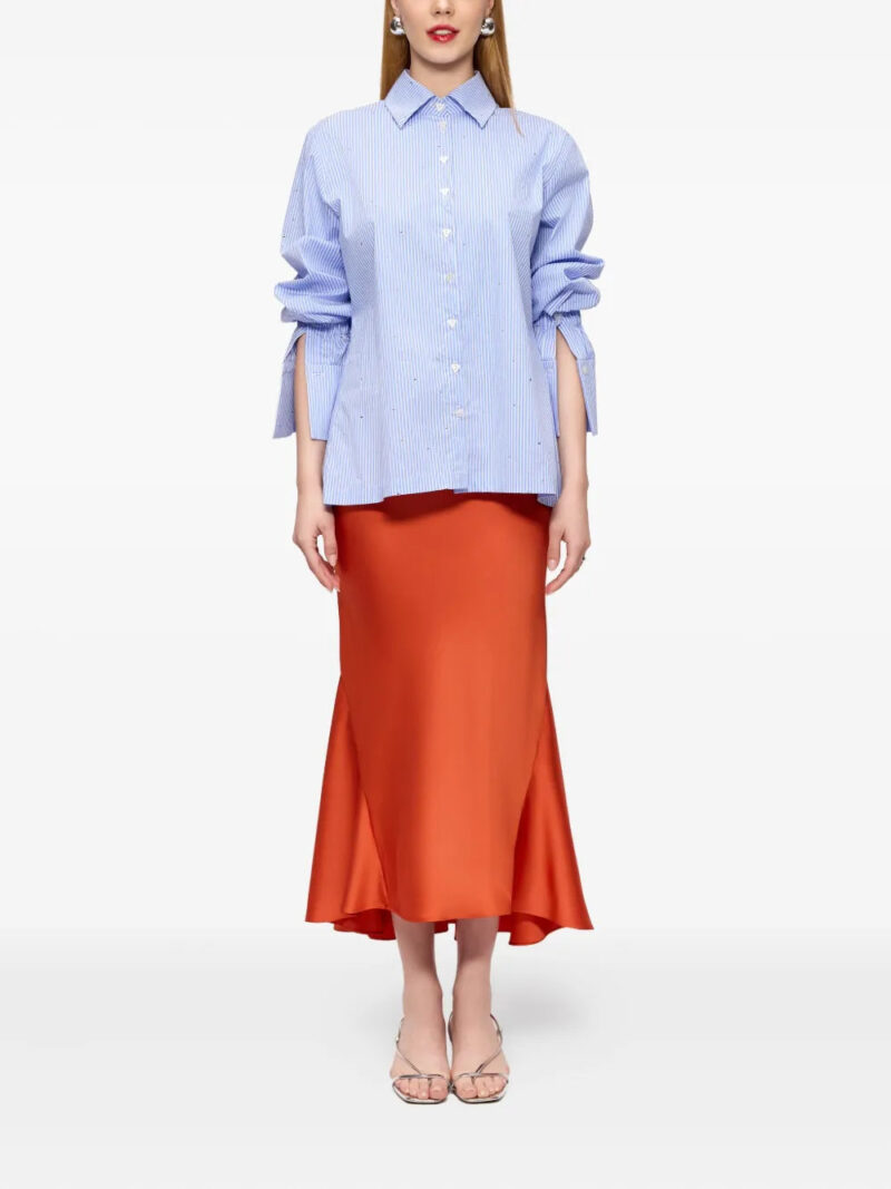 V:PM ATELIER  Ginny striped embellished shirt
