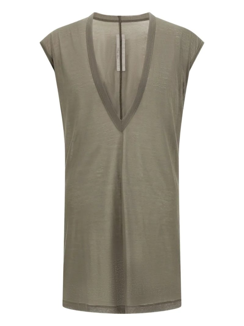 Rick Owens  V-neck cotton T-shirt