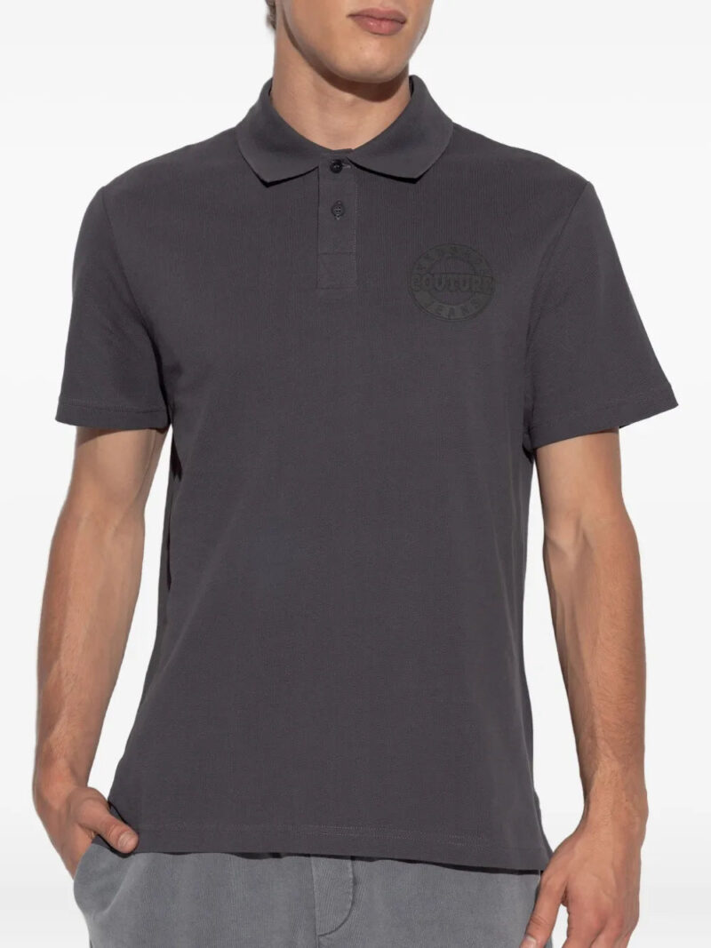 Versace Jeans Couture logo cotton polo shirt