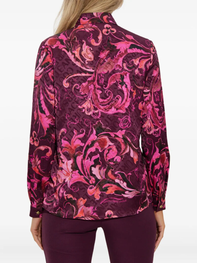 Versace Jeans Couture  baroque-print long-sleeve shirt