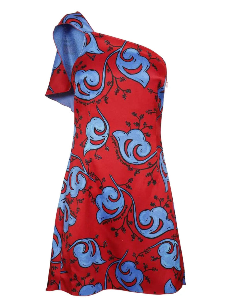 Versace Jeans Couture floral-print mini dress