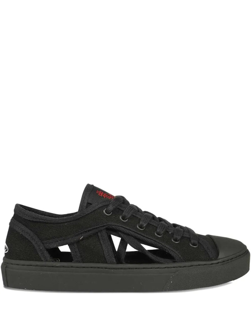 Vivienne Westwood  cut-out canvas sneakers
