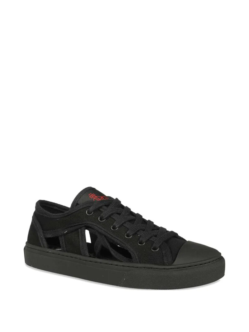 Vivienne Westwood  cut-out canvas sneakers