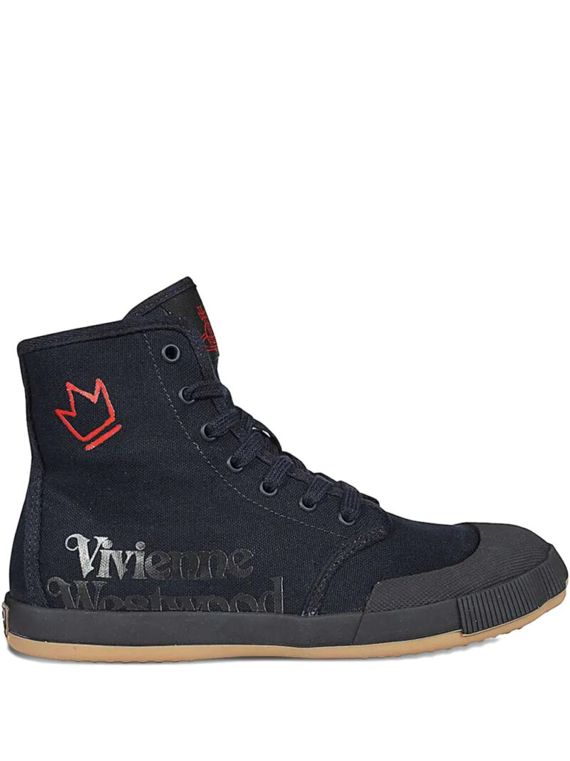 Vivienne Westwood  logo-print high-top sneakers