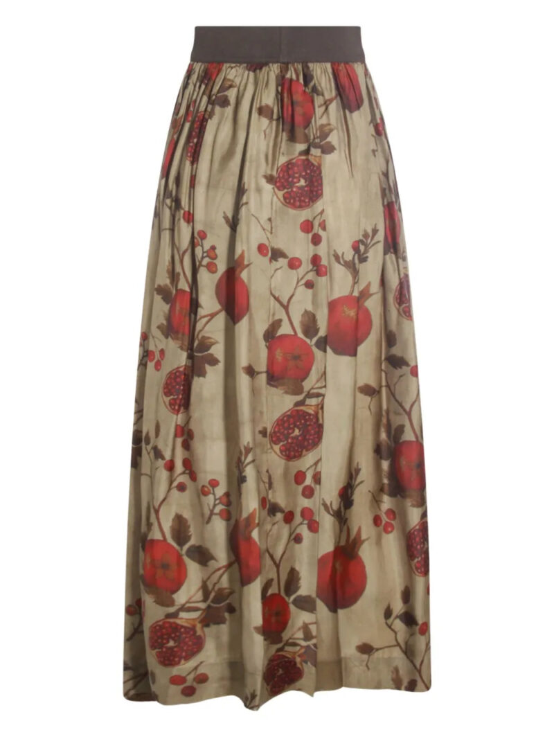 Uma Wang  pomegranate-print maxi skirt