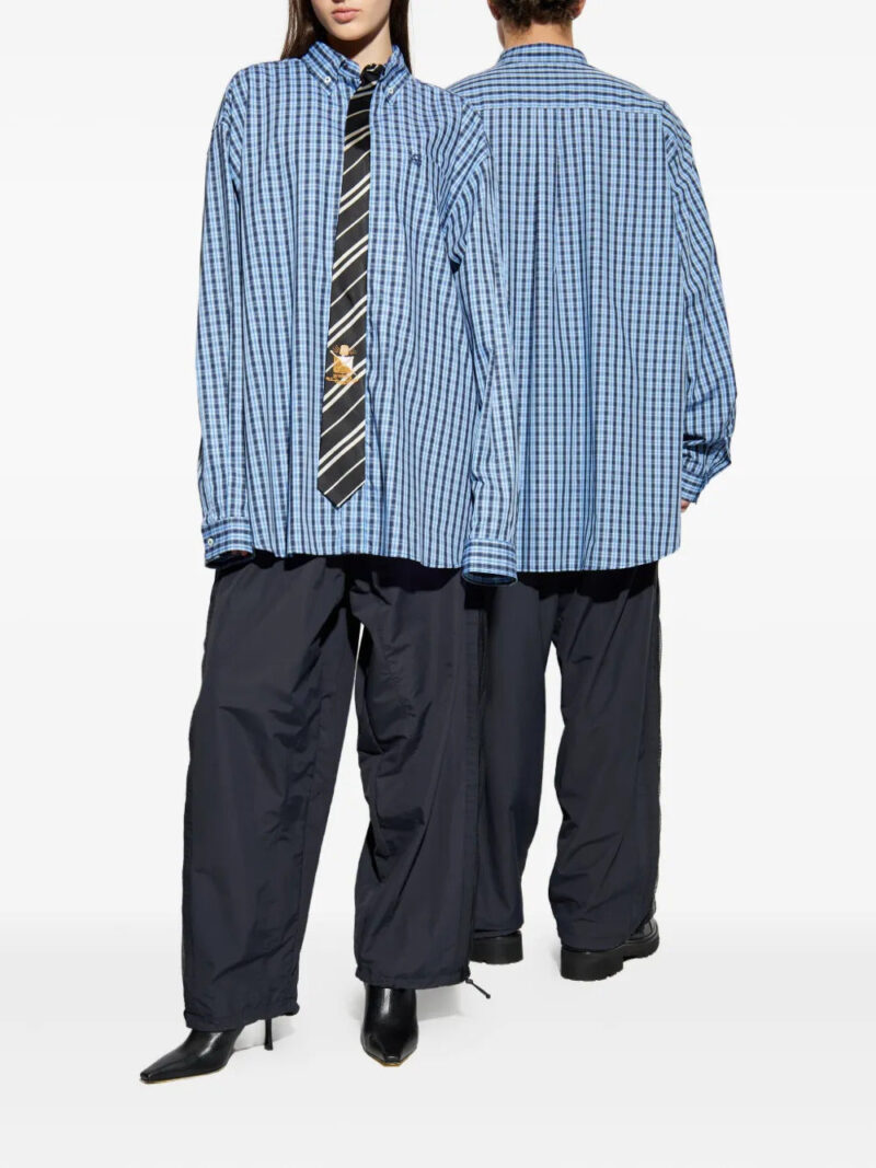 VETEMENTS  checked cotton shirt