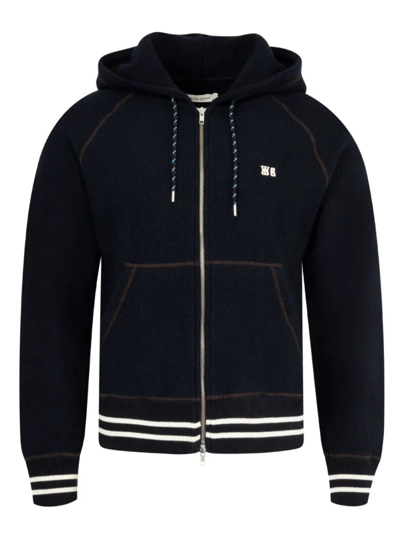 Wales Bonner  October zip-up hoodie