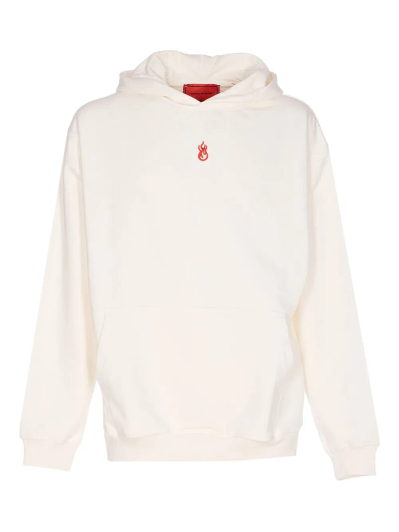 Vision Of Super  flame-embroidered hoodie
