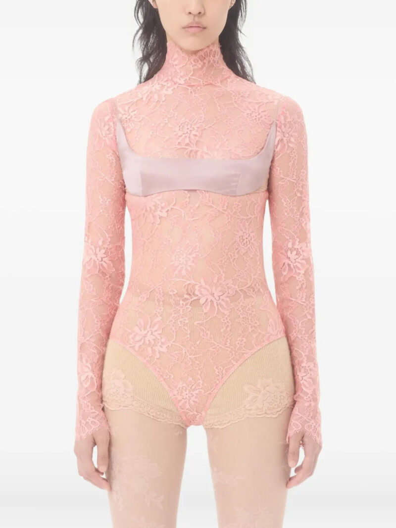 Valentino Garavani floral-lace bodysuit