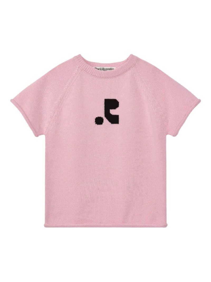 Rest&Recreation  raglan-sleeve jacquard t-shirt