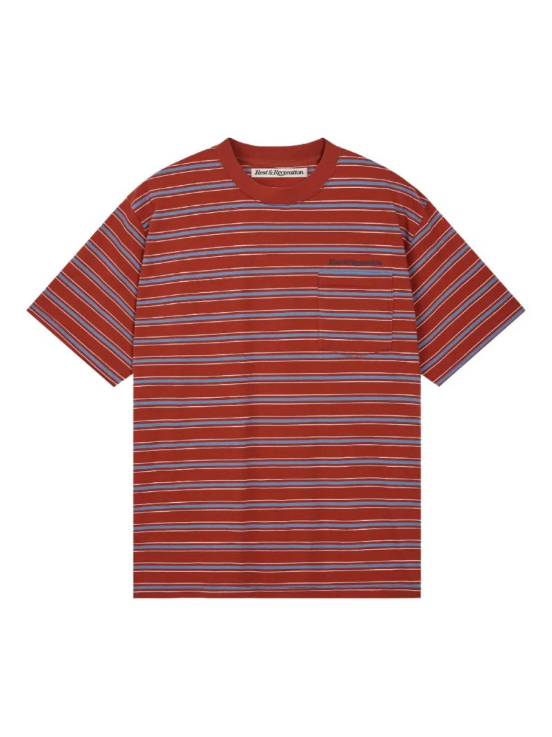 Rest&Recreation  stripe pocket t-shirt