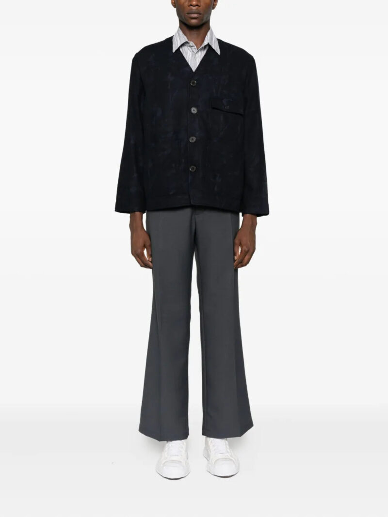 Universal Works buttoned wool-blend jacket