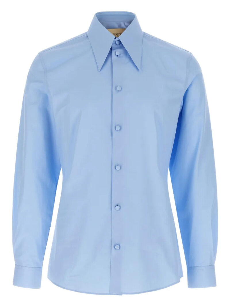 Valentino Garavani  pointed-collar cotton shirt
