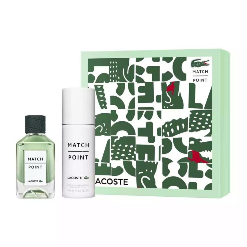 Lacoste Match Point Giftset EDT 100ML and DEO 150ML