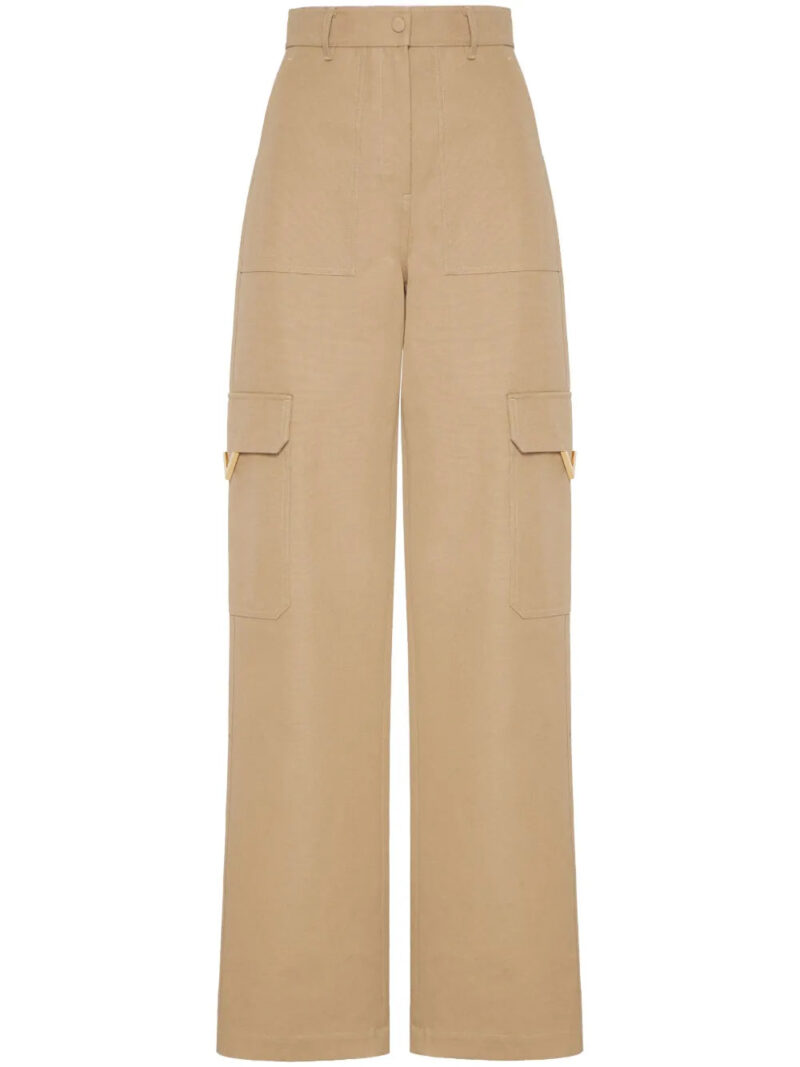 Valentino Garavani  canvas cargo trousers