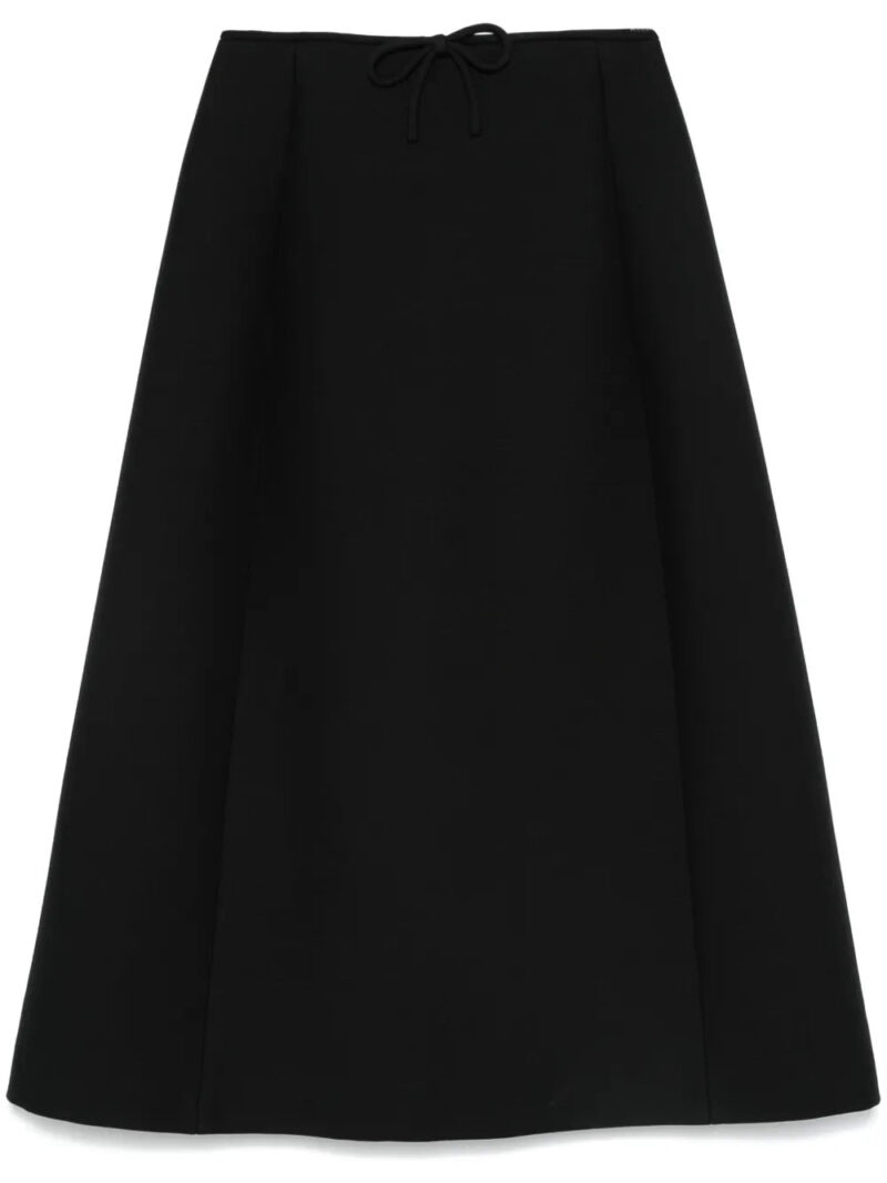 Valentino Garavani  bow-detailed midi skirt