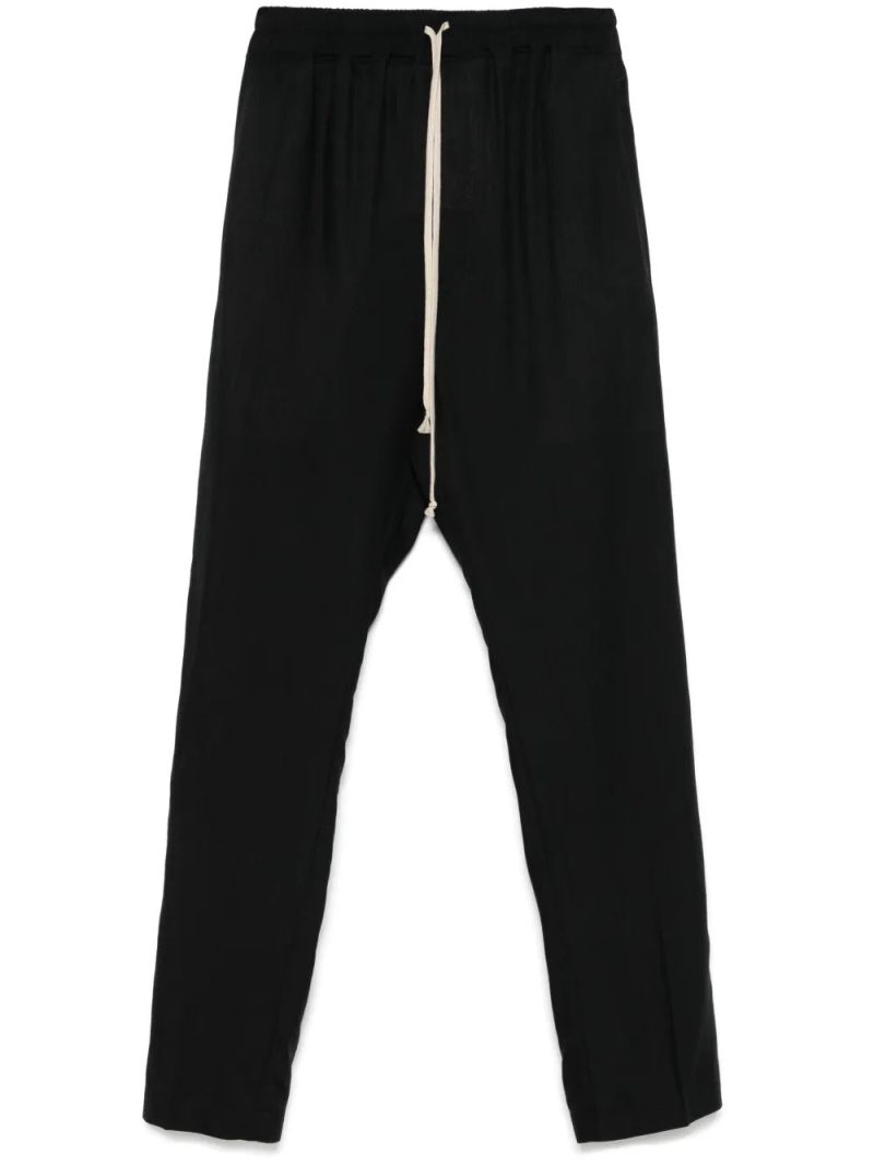 Rick Owens  Drawstring Slim Long trousers