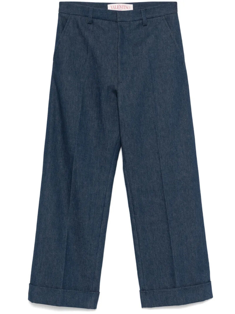Valentino Garavani  wide-leg jeans