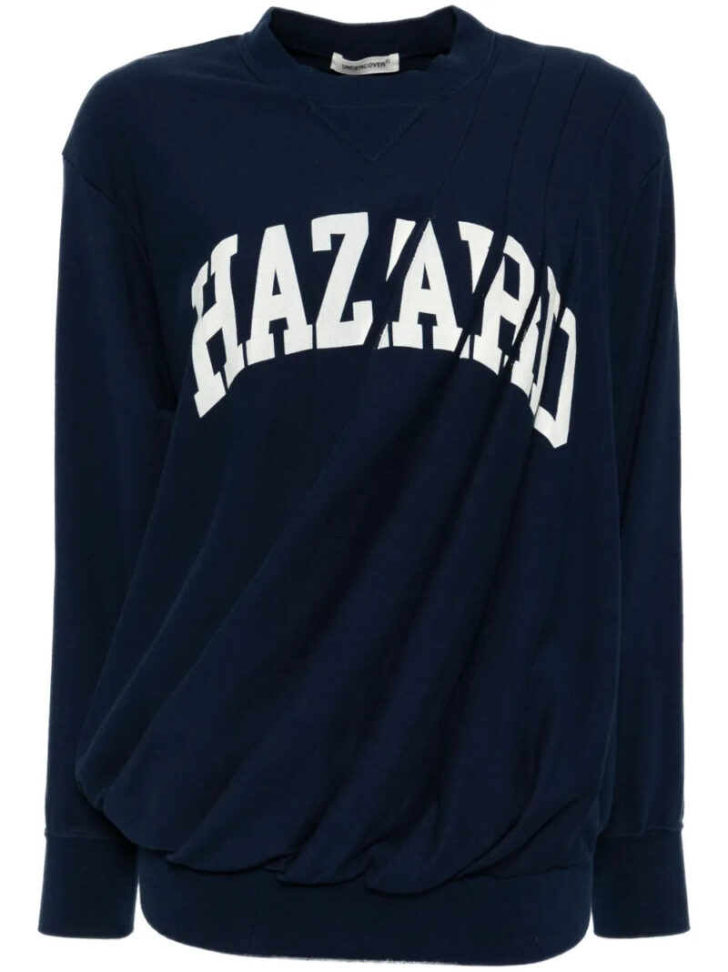 Undercover  draped sweatshirt