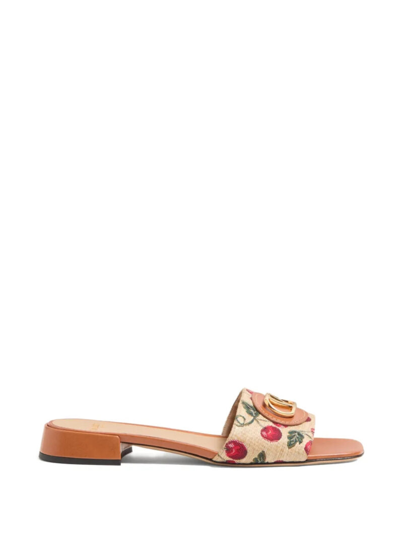 Valentino Garavani  VLogo Signature Cherryfic-motif sandals
