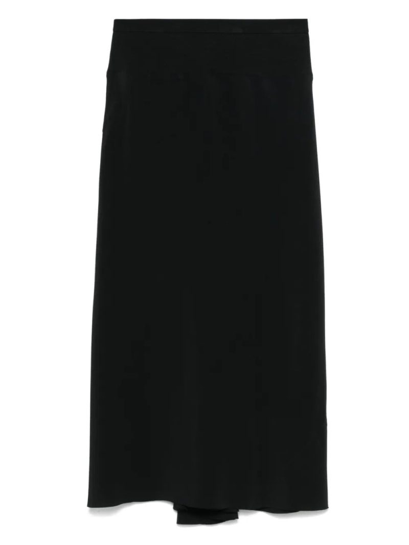 Rick Owens  cotton-silk blend skirt