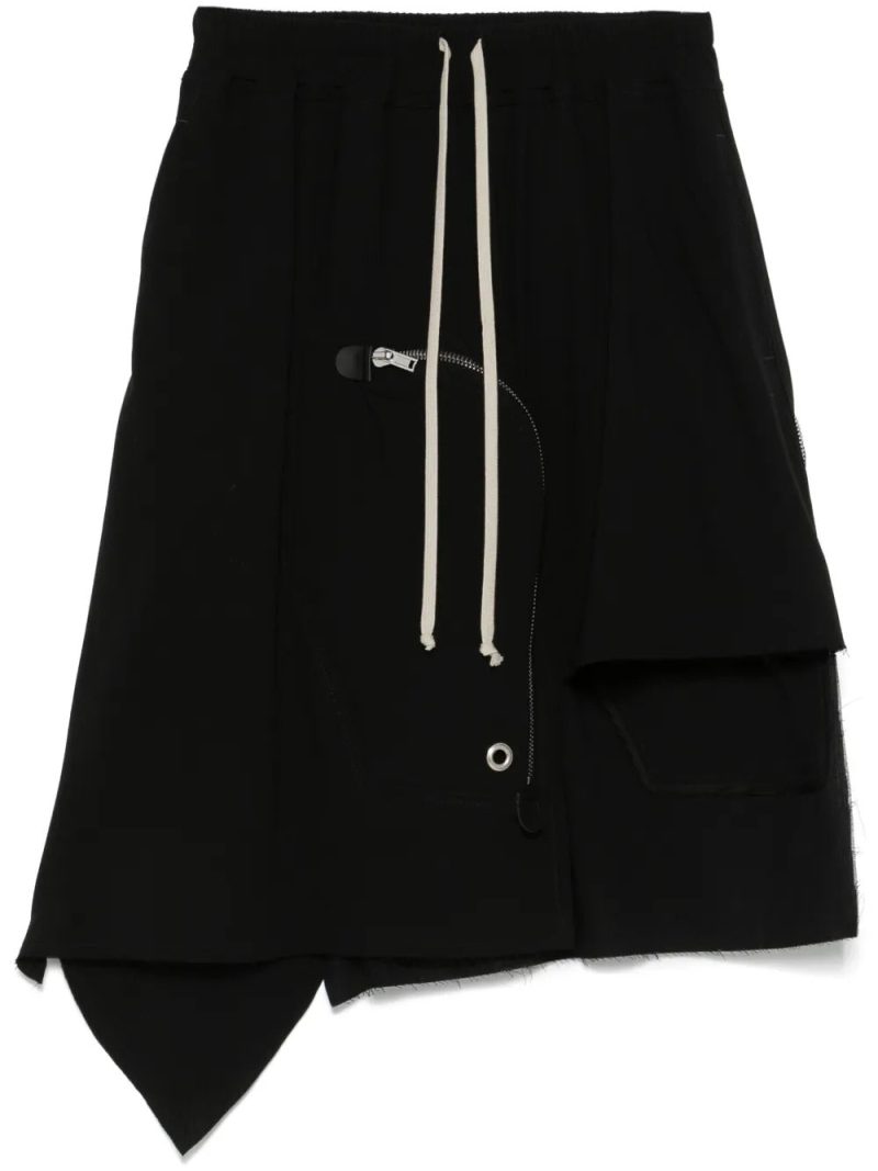 Rick Owens  wool mini skirt
