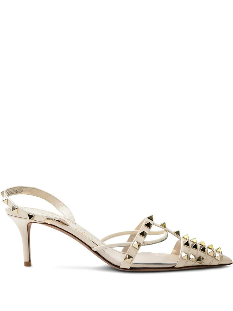 Valentino Garavani  studded-embellishment sling-back pumps